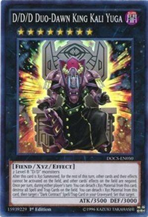 D/D/D Duo-Dawn King Kali Yuga (DOCS-EN050) - Dimension of Chaos 1st Edition Dimension of Chaos Yugioh Single  Squirtle Squad Card Shop.