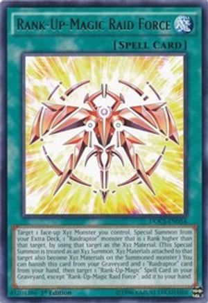 Rank-Up-Magic Raid Force (DOCS-EN054) - Dimension of Chaos 1st Edition Dimension of Chaos Yugioh Single  Squirtle Squad Card Shop.