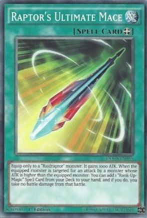 Raptor's Ultimate Mace (DOCS-EN055) - Dimension of Chaos Unlimited Dimension of Chaos Yugioh Single  Squirtle Squad Card Shop.