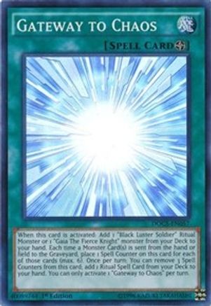 Gateway to Chaos (DOCS-EN057) - Dimension of Chaos Unlimited Dimension of Chaos Yugioh Single  Squirtle Squad Card Shop.