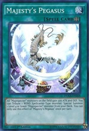 Majesty's Pegasus (DOCS-EN058) - Dimension of Chaos 1st Edition Dimension of Chaos Yugioh Single  Squirtle Squad Card Shop.