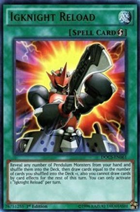 Igknight Reload (DOCS-EN061) - Dimension of Chaos 1st Edition Dimension of Chaos Yugioh Single  Squirtle Squad Card Shop.