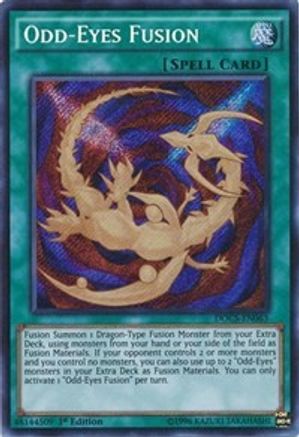 Odd-Eyes Fusion (DOCS-EN063) - Dimension of Chaos 1st Edition Dimension of Chaos Yugioh Single  Squirtle Squad Card Shop.