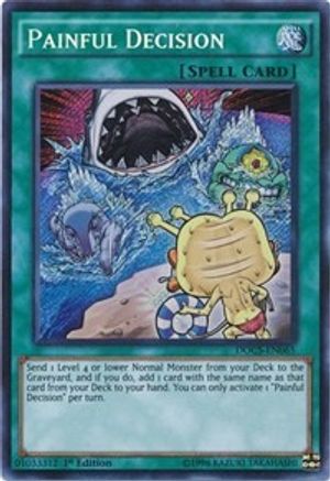 Painful Decision (DOCS-EN065) - Dimension of Chaos Unlimited Dimension of Chaos Yugioh Single  Squirtle Squad Card Shop.