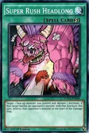 Super Rush Headlong (DOCS-EN066) - Dimension of Chaos 1st Edition Dimension of Chaos Yugioh Single  Squirtle Squad Card Shop.