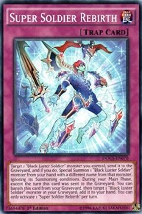 Super Soldier Rebirth (DOCS-EN070) - Dimension of Chaos Unlimited Dimension of Chaos Yugioh Single  Squirtle Squad Card Shop.