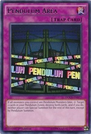 Pendulum Area (DOCS-EN077) - Dimension of Chaos 1st Edition Dimension of Chaos Yugioh Single  Squirtle Squad Card Shop.