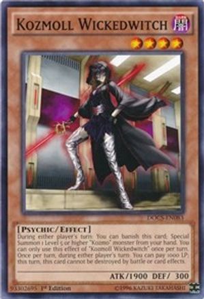 Kozmoll Wickedwitch (DOCS-EN083) - Dimension of Chaos Unlimited Dimension of Chaos Yugioh Single  Squirtle Squad Card Shop.