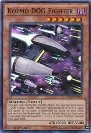Kozmo DOG Fighter (DOCS-EN084) - Dimension of Chaos Unlimited Dimension of Chaos Yugioh Single  Squirtle Squad Card Shop.
