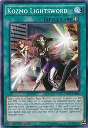 Kozmo Lightsword (DOCS-EN086) - Dimension of Chaos 1st Edition Dimension of Chaos Yugioh Single  Squirtle Squad Card Shop.