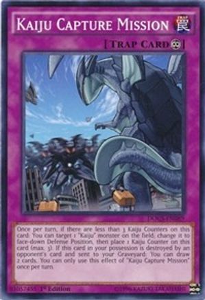 Kaiju Capture Mission (DOCS-EN089) - Dimension of Chaos 1st Edition Dimension of Chaos Yugioh Single  Squirtle Squad Card Shop.