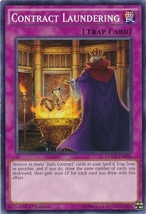 Contract Laundering (DOCS-EN096) - Dimension of Chaos 1st Edition Dimension of Chaos Yugioh Single  Squirtle Squad Card Shop.
