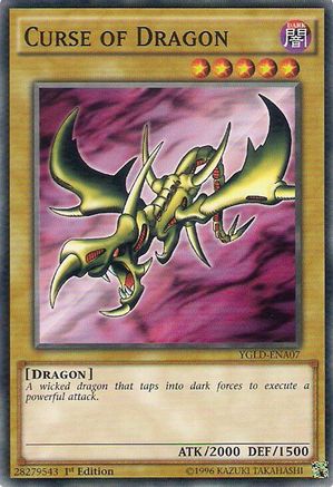 Curse of Dragon (YGLD-ENA07) - King of Games: Yugi's Legendary Decks Unlimited King of Games: Yugi's Legendary Decks Yugioh Single  Squirtle Squad Card Shop.