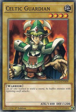 Celtic Guardian (YGLD-ENA09) - King of Games: Yugi's Legendary Decks Unlimited King of Games: Yugi's Legendary Decks Yugioh Single  Squirtle Squad Card Shop.