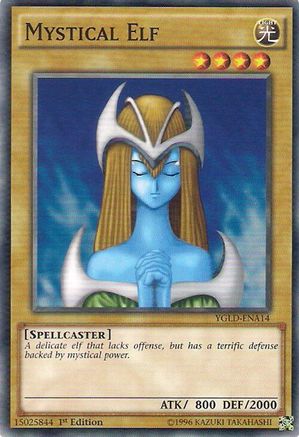Mystical Elf (YGLD-ENA14) - King of Games: Yugi's Legendary Decks 1st Edition King of Games: Yugi's Legendary Decks Yugioh Single  Squirtle Squad Card Shop.