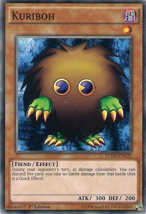 Kuriboh (A) (YGLD-ENA22) - King of Games: Yugi's Legendary Decks 1st Edition King of Games: Yugi's Legendary Decks Yugioh Single  Squirtle Squad Card Shop.