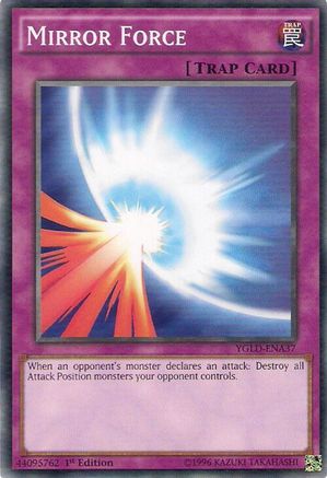 Mirror Force (A) (YGLD-ENA37) - King of Games: Yugi's Legendary Decks Unlimited King of Games: Yugi's Legendary Decks Yugioh Single  Squirtle Squad Card Shop.
