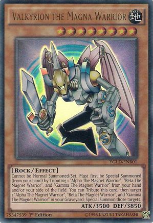 Valkyrion the Magna Warrior (YGLD-ENB01) - King of Games: Yugi's Legendary Decks Unlimited King of Games: Yugi's Legendary Decks Yugioh Single  Squirtle Squad Card Shop.