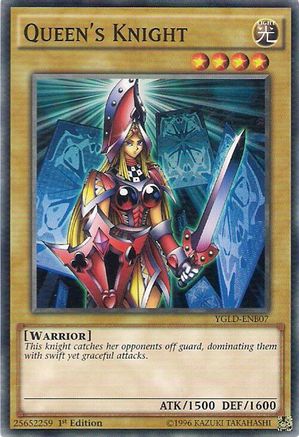Queen's Knight (B) (YGLD-ENB07) - King of Games: Yugi's Legendary Decks 1st Edition King of Games: Yugi's Legendary Decks Yugioh Single  Squirtle Squad Card Shop.