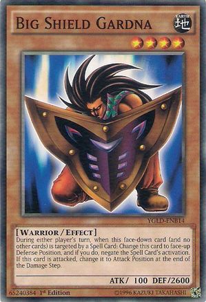 Big Shield Gardna (YGLD-ENB14) - King of Games: Yugi's Legendary Decks Unlimited King of Games: Yugi's Legendary Decks Yugioh Single  Squirtle Squad Card Shop.