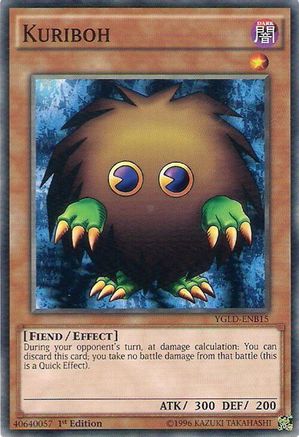 Kuriboh (B) (YGLD-ENB15) - King of Games: Yugi's Legendary Decks 1st Edition King of Games: Yugi's Legendary Decks Yugioh Single  Squirtle Squad Card Shop.