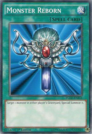 Monster Reborn (B) (YGLD-ENB16) - King of Games: Yugi's Legendary Decks Unlimited King of Games: Yugi's Legendary Decks Yugioh Single  Squirtle Squad Card Shop.