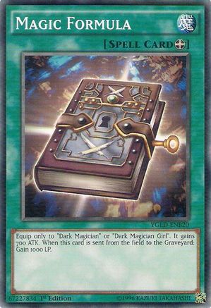 Magic Formula (YGLD-ENB20) - King of Games: Yugi's Legendary Decks 1st Edition King of Games: Yugi's Legendary Decks Yugioh Single  Squirtle Squad Card Shop.