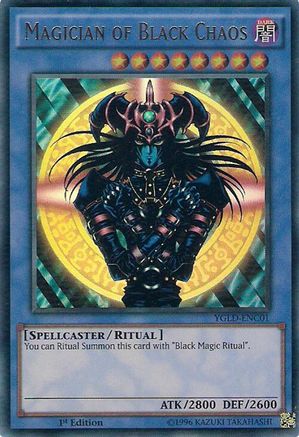Magician of Black Chaos (YGLD-ENC01) - King of Games: Yugi's Legendary Decks Unlimited King of Games: Yugi's Legendary Decks Yugioh Single  Squirtle Squad Card Shop.