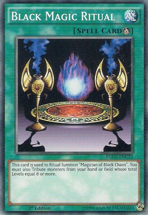 Black Magic Ritual (YGLD-ENC32) - King of Games: Yugi's Legendary Decks Unlimited King of Games: Yugi's Legendary Decks Yugioh Single  Squirtle Squad Card Shop.