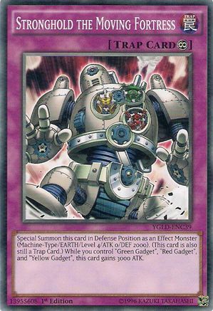 Stronghold the Moving Fortress (YGLD-ENC39) - King of Games: Yugi's Legendary Decks Unlimited King of Games: Yugi's Legendary Decks Yugioh Single  Squirtle Squad Card Shop.