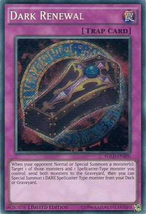 Dark Renewal (YGLD-ENB00) - King of Games: Yugi's Legendary Decks Limited King of Games: Yugi's Legendary Decks Yugioh Single  Squirtle Squad Card Shop.