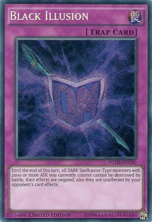Black Illusion (YGLD-ENC00) - King of Games: Yugi's Legendary Decks Limited King of Games: Yugi's Legendary Decks Yugioh Single  Squirtle Squad Card Shop.