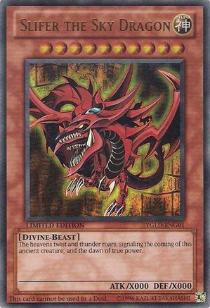 Slifer the Sky Dragon (YGLD-ENG01) - King of Games: Yugi's Legendary Decks Limited King of Games: Yugi's Legendary Decks Yugioh Single  Squirtle Squad Card Shop.