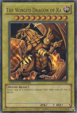 The Winged Dragon of Ra (YGLD-ENG03) - King of Games: Yugi's Legendary Decks Limited King of Games: Yugi's Legendary Decks Yugioh Single  Squirtle Squad Card Shop.