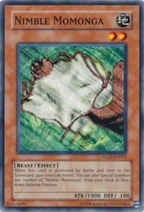 Nimble Momonga (DLDI-EN002) - Duelist League Demo 2010 Unlimited Duelist League Demo 2010 Yugioh Single  Squirtle Squad Card Shop.