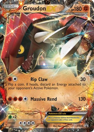 Groudon EX XY42 Black Star Promo – English
