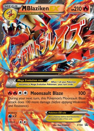 M Blaziken EX XY86  - Holofoil XY Promos - Promo XY Promos Pokemon Single  Squirtle Squad Card Shop.