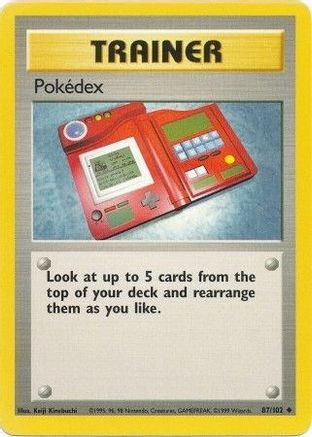 Pokedex 087/102 - Base Set Unlimited - Uncommon Pokémon Card