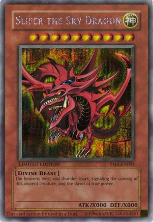 Slifer the Sky Dragon (YMA-EN001) - Yu-Gi-Oh! The Movie Ani-Manga Promo Limited Yu-Gi-Oh! The Movie Ani-Manga Promo Yugioh Single  Squirtle Squad Card Shop.