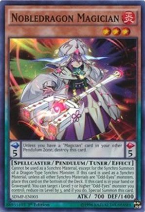 Nobledragon Magician (SDMP-EN003) - Structure Deck: Master of Pendulum 1st Edition Structure Deck: Master of Pendulum Yugioh Single  Squirtle Squad Card Shop.