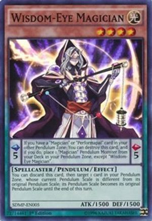 Wisdom-Eye Magician (SDMP-EN005) - Structure Deck: Master of Pendulum 1st Edition Structure Deck: Master of Pendulum Yugioh Single  Squirtle Squad Card Shop.