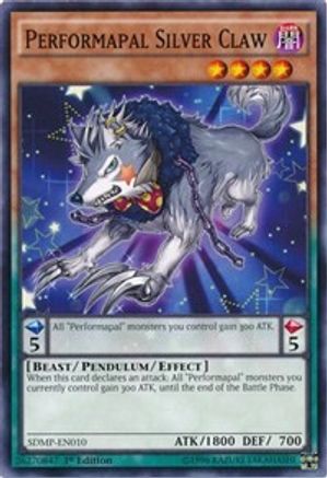 Performapal Silver Claw (SDMP-EN010) - Structure Deck: Master of Pendulum 1st Edition Structure Deck: Master of Pendulum Yugioh Single  Squirtle Squad Card Shop.
