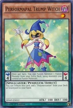 Performapal Trump Witch (SDMP-EN012) - Structure Deck: Master of Pendulum 1st Edition Structure Deck: Master of Pendulum Yugioh Single  Squirtle Squad Card Shop.