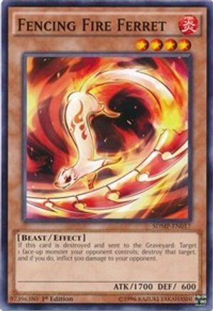 Fencing Fire Ferret (SDMP-EN017) - Structure Deck: Master of Pendulum 1st Edition Structure Deck: Master of Pendulum Yugioh Single  Squirtle Squad Card Shop.