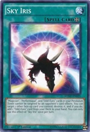 Sky Iris (SDMP-EN025) - Structure Deck: Master of Pendulum 1st Edition Structure Deck: Master of Pendulum Yugioh Single  Squirtle Squad Card Shop.