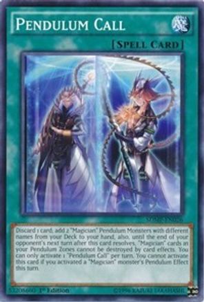Pendulum Call (SDMP-EN026) - Structure Deck: Master of Pendulum 1st Edition Structure Deck: Master of Pendulum Yugioh Single  Squirtle Squad Card Shop.