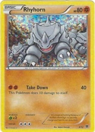 Rhyhorn 8/12 – McDonald’s Collection 2015 – Confetti Holofoil