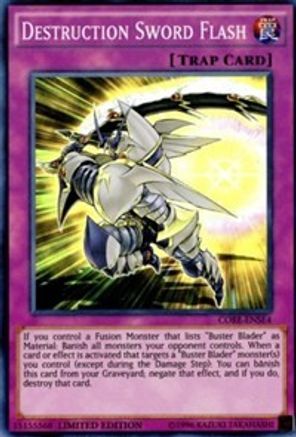 Destruction Sword Flash (CORE-ENSE4) - Clash of Rebellions Limited Clash of Rebellions Yugioh Single  Squirtle Squad Card Shop.