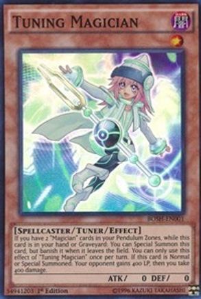 Tuning Magician (BOSH-EN001) - Breakers of Shadow Unlimited Breakers of Shadow Yugioh Single  Squirtle Squad Card Shop.
