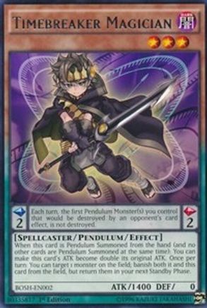 Timebreaker Magician (BOSH-EN002) - Breakers of Shadow 1st Edition Breakers of Shadow Yugioh Single  Squirtle Squad Card Shop.